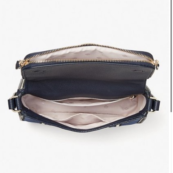 Kate Spade Run Around Stripe Large Flap Crossbody - Picture 6 of 6